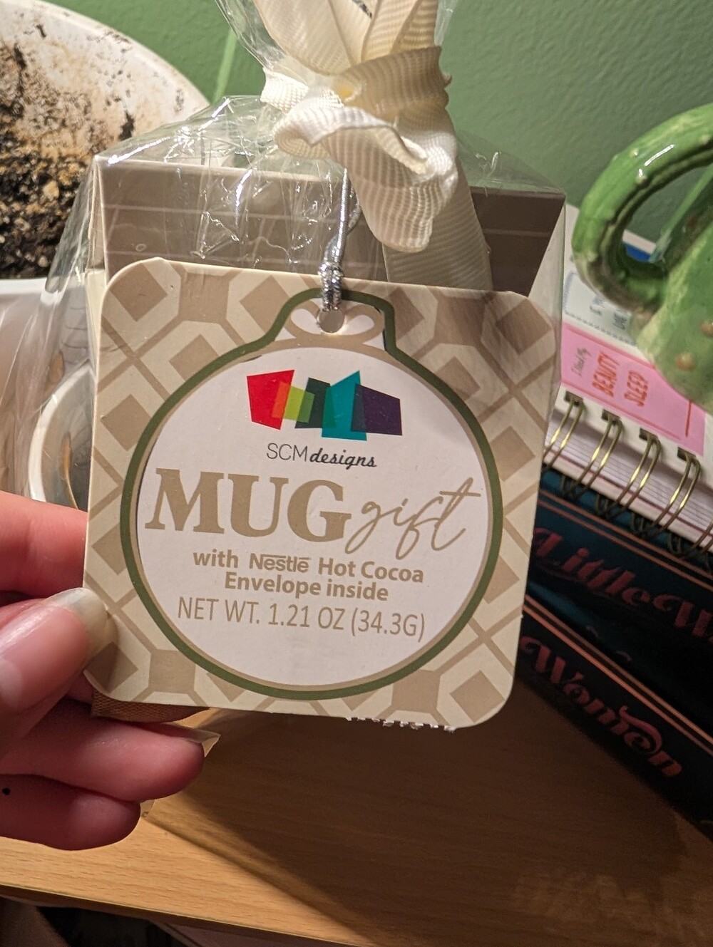Textured Mug Gift Set with Hot Cocoa Mix and Marshmallows (3 For $25 ⭐) - Picture 2 of 5